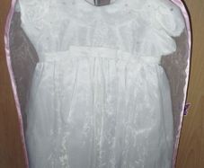 baby girl christening set up to 6 months