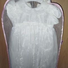 baby girl christening set up to 6 months