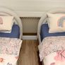 2 x Soft Cosy Boucle Ivory Single Rainbow Beds Image 2