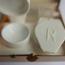 Vintage Contact Lens Travel Holder/Case Metal With Enameled Lid Push Clasp Image 5