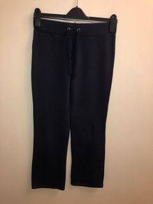 Navy tracksuit bottoms (size 8)