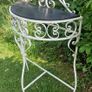 Vintage Wrought Iron Console Table Image 3