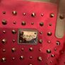Coral & Cream Studded Bag Image 3