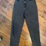 Levis high waisted loose tapered jeans black grey size W25 L29 Image 2