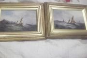 pair of oil painting by british artist GEORGE KNIGHT