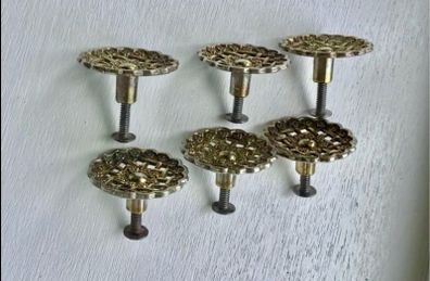 Set of Solid Brass Knobs 1 Free