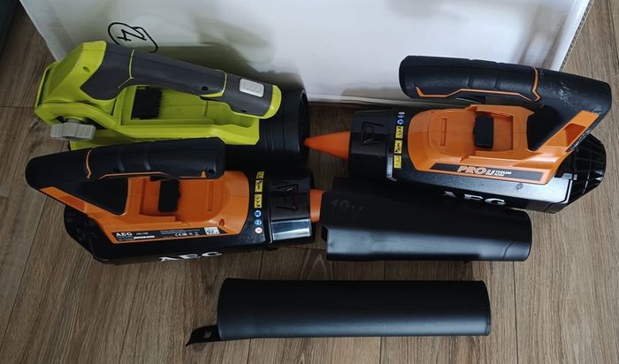 3 X Cordless blower AEG and RYOBI, ALL New