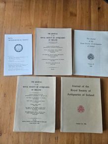 The Journal Of The Royal Society Of Antiquaries Of Ireland X 3. Paperback In Good Condition.  See Photos For Same.