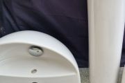 Sink and pedestal