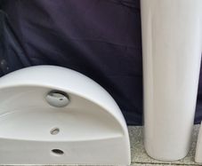 Sink and pedestal