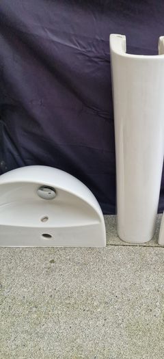 Sink and pedestal