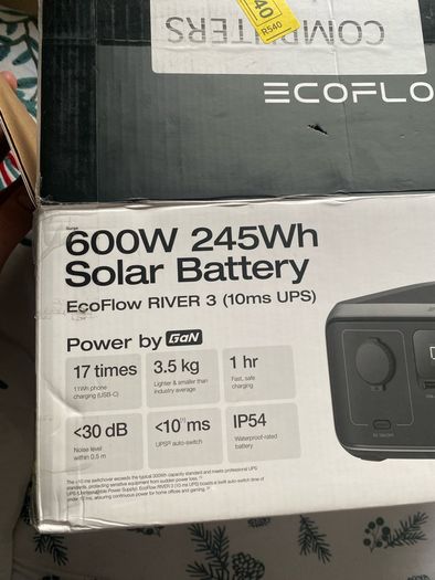 EcoFlow River 300 - 600W 245WH Solar Battery