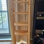 Narrow Wood Shelf with metal reinforcement Image 2