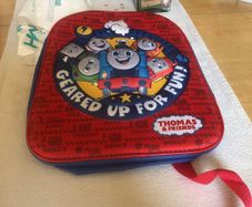 Thomas the tank bag back