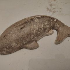garden plaster cast fish
