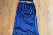 Satin skirt and top co ord