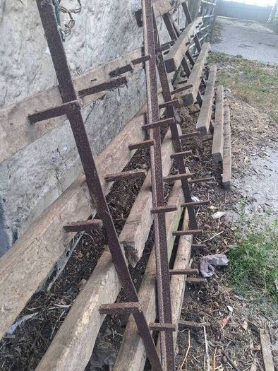 Vintage pin harrow