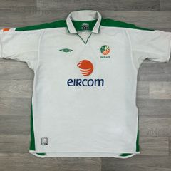 Vintage 2003 Umbro Ireland Away Jersey Shirt Mens XL