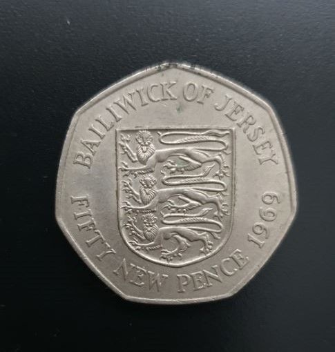 Jersey 50p Coin 1969