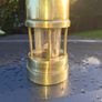 old Welsh brass miners lamp Image 5