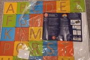 New.wooden alfabet.writing letters learning board.