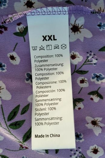 Purple floral summer dress, Size XXL / UK18, Brand new