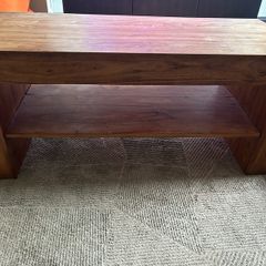 Solid wood coffee table