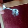 Silvery minimalist earrings Image 7