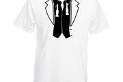 Disheveled Tuxedo Shirt T-Shirt tee top shirt for stag hen night