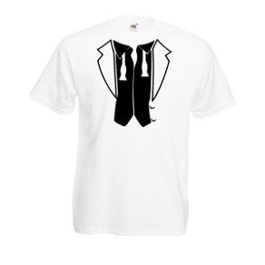 Disheveled Tuxedo Shirt T-Shirt tee top shirt for stag hen night