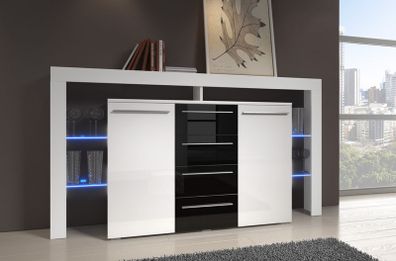 Sidetable/ Drawers Riva 2 with LED & free delivery