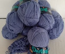New purple vintage yarn knitting/crochet/crafts