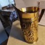 Vintage Peerage England Brass Pitcher Image 2