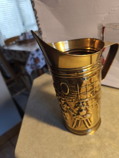 Vintage Peerage England Brass Pitcher