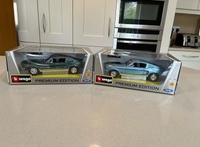 Ford Mustang GT and GTA 1/18 Burago Rare
