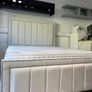 4'6 Grey hilton with 10 inch thick memory foam orthopaedic mattress Image 3