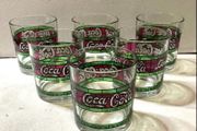 Coca Cola set of Liberty glasses from the 80's