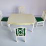 sindy doll pedigree dinning table and chairs vintage Image 2