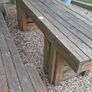 Garden table and bench Image 5