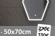 LED Bathroom Mirror Fog Free Fogless Demister