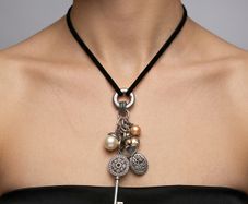 Miglio Multi Charm Swarovski Pendant Necklace Set