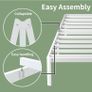 King Size Bed Frame 30.5 cm High with Rounded Corner Legs Image 5