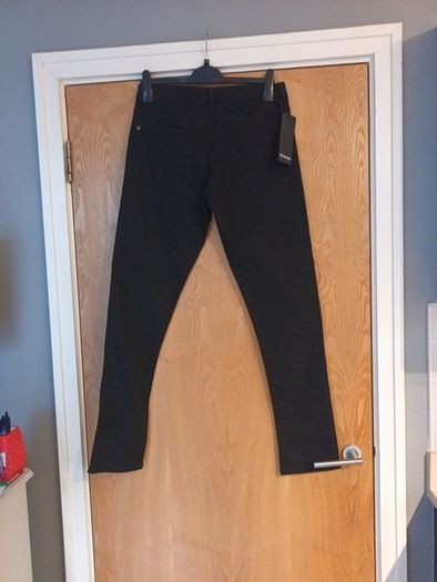 Firetrap Black Jeans.  Size - 32R.   B.N.W.T.