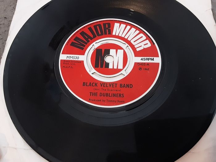 irish pressed single, THE DUBLINERS