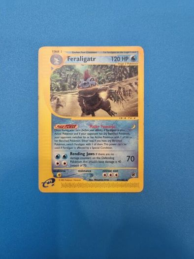 Feraligatr Pokemon Card (47/165) Expedition Base Set