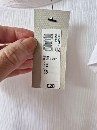 River Island white top