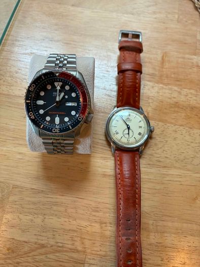 Seiko diver "pepsi" watch