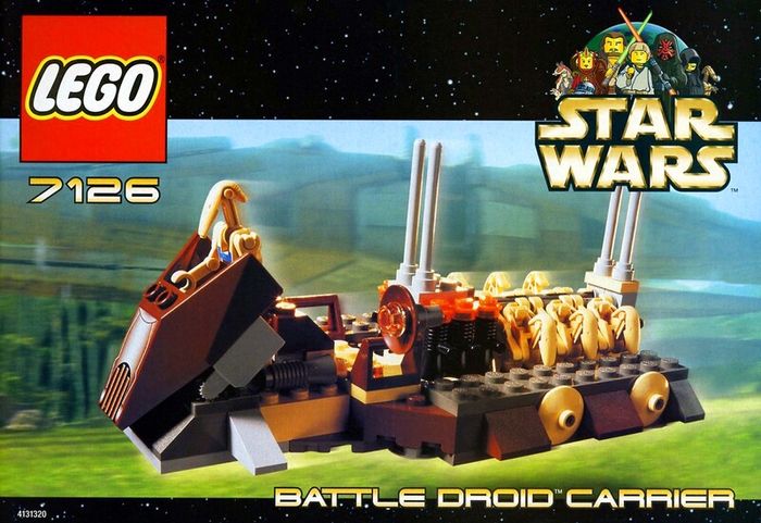 Lego Star Wars 7126: Battle Droid Carrier (2001) 100% Complete (NO BOX)