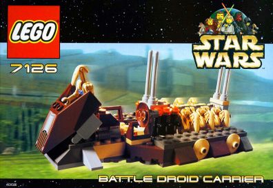 Lego Star Wars 7126: Battle Droid Carrier (2001) 100% Complete (NO BOX)