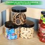 Brand New AKOLAFE Set of 16 Storage Jars with Lids Image 4